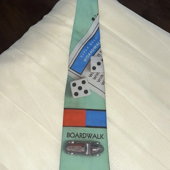 Wally Wear Monopoly‎ Necktie - Picture 3 of 5